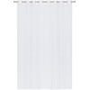 Firana z kółkami pasek SIMPLE CHIC 280x300 biały